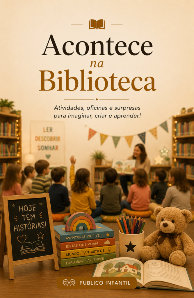 Acontece na Biblioteca